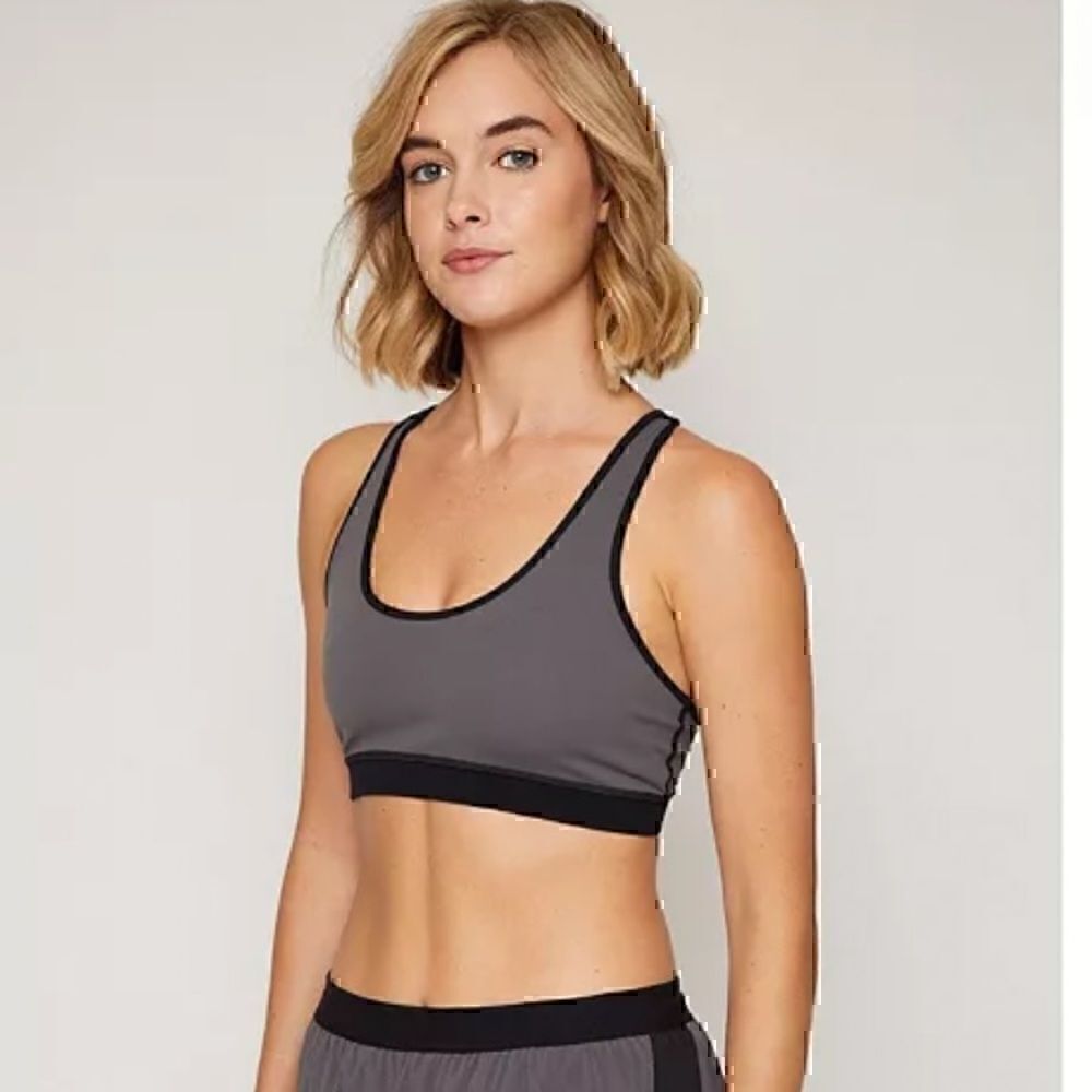 NWT 4 Laps Infinity Sports Bra “Graphite Black” XXL